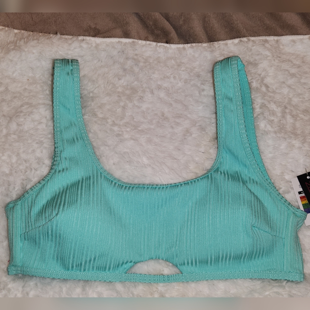 No Boundaries Rib Peek A Boo Top Bralette Junior Small (3-5) New With Tag - Picture 10 of 16
